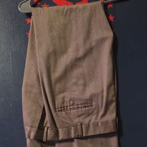 Roundtree & Yorke Classic Brown Dress Pants